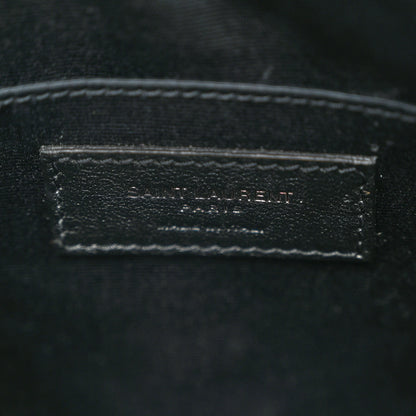 Saint Laurent Calfskin Matelasse Monogram Lou Camera Bag Black 6 of 9