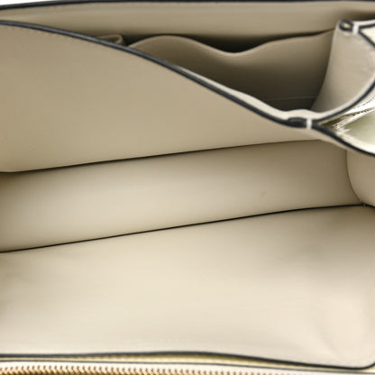 Celine Spazzolato Calfskin Medium Classic Box Bag White 5 of 9