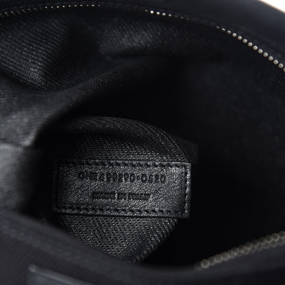 Saint Laurent Linen Calfskin Rive Gauche Tote Black 11 of 12