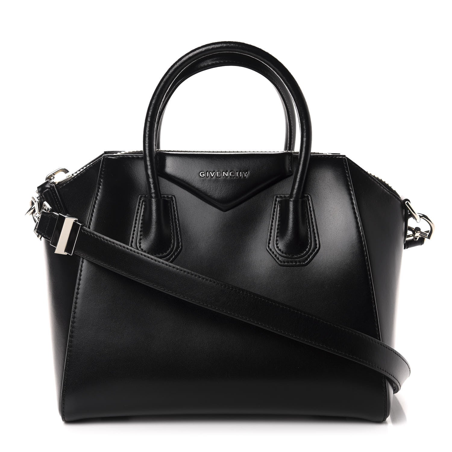 Givenchy Shiny Lord Calfskin Small Antigona Black 1 of 10