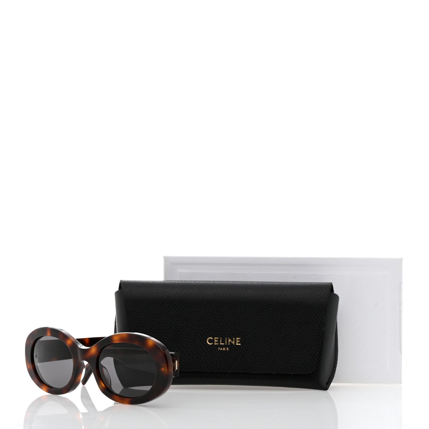 Celine Acetate Triomphe 01 Sunglasses CL 40194U Tortoise 7 of 7