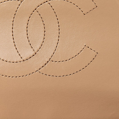 Chanel Lambskin Chevron Quilted Small Trendy CC Dual Handle Flap Bag Beige 10 of 16