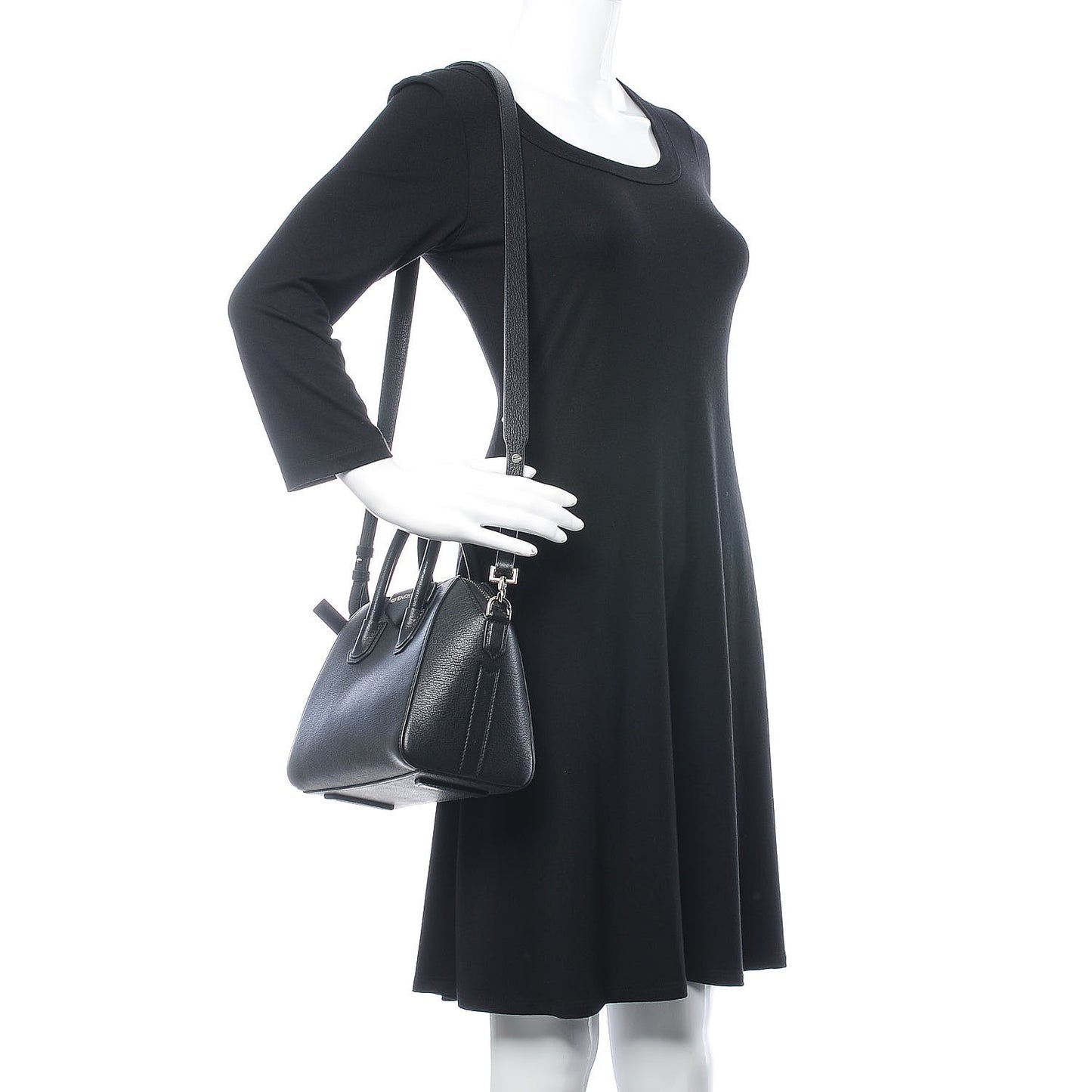 Sugar Goatskin Mini Antigona Black