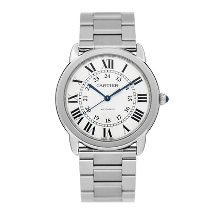 Cartier Stainless Steel 36mm Ronde Solo Automatic Watch 1 of 5