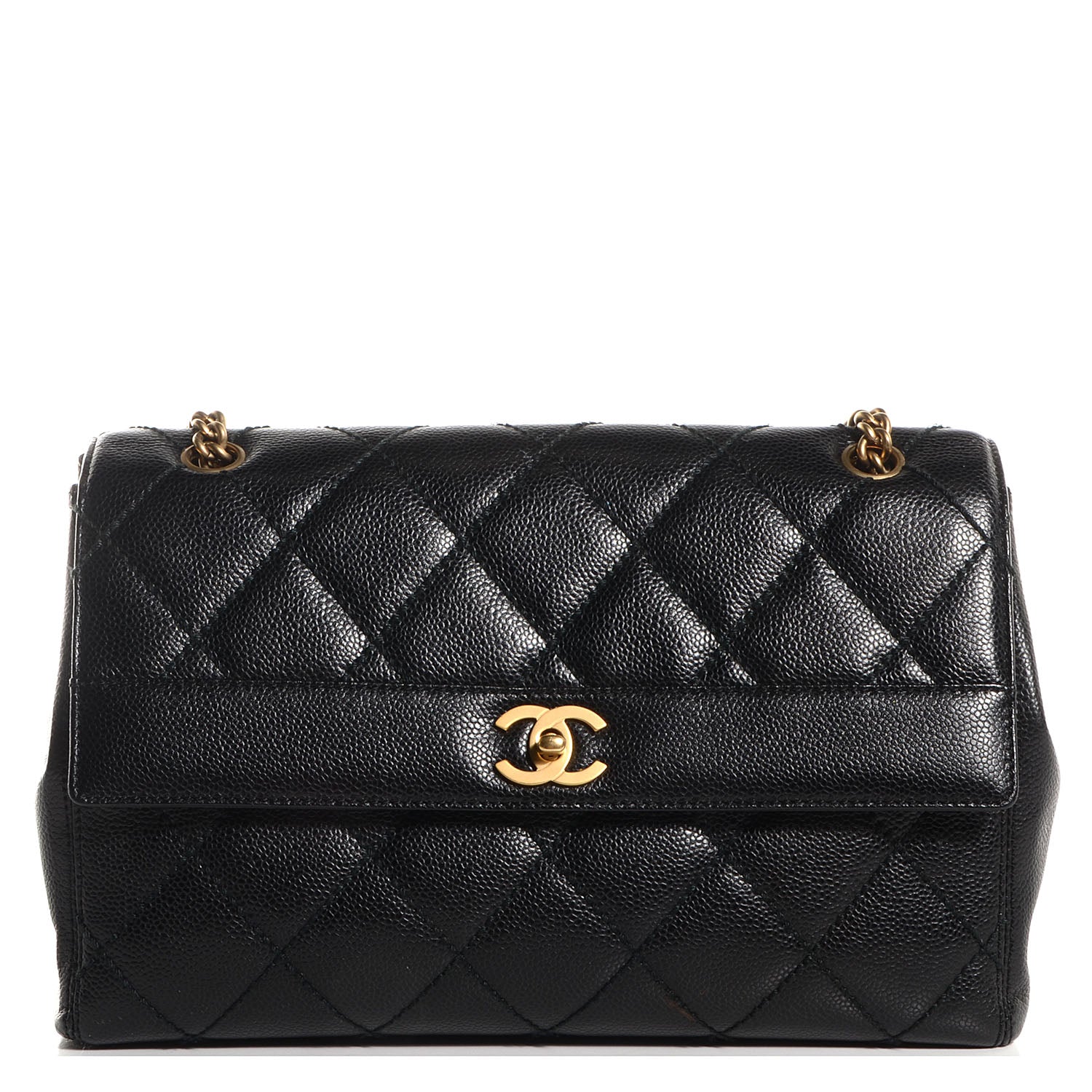 Chanel Caviar Quilted Single Flap Bag Black 1 of 9