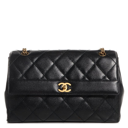 Chanel Caviar Quilted Single Flap Bag Black 1 of 9