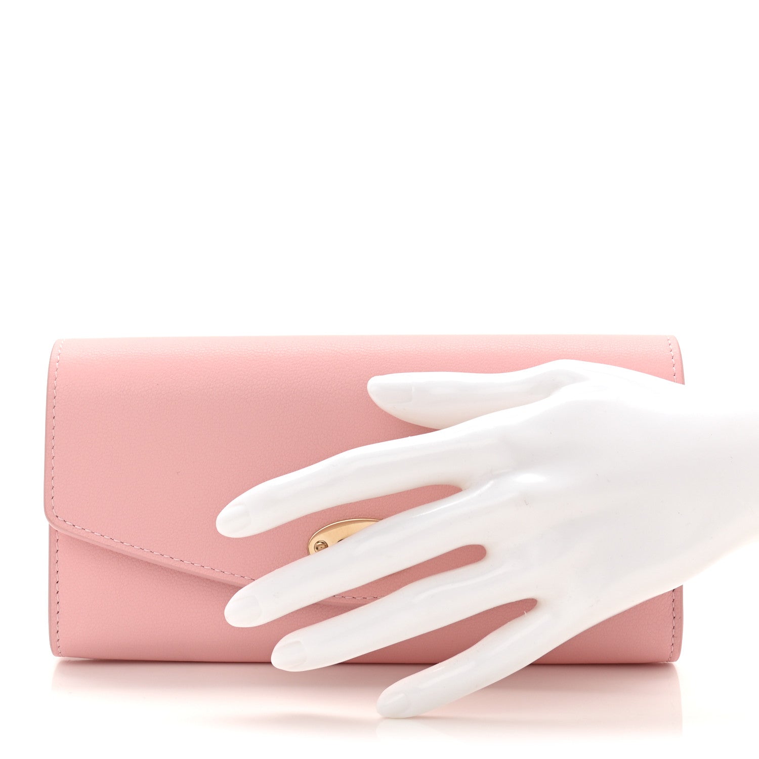 Mulberry Micro Grain Darley Wallet Powder Rose 2 of 7