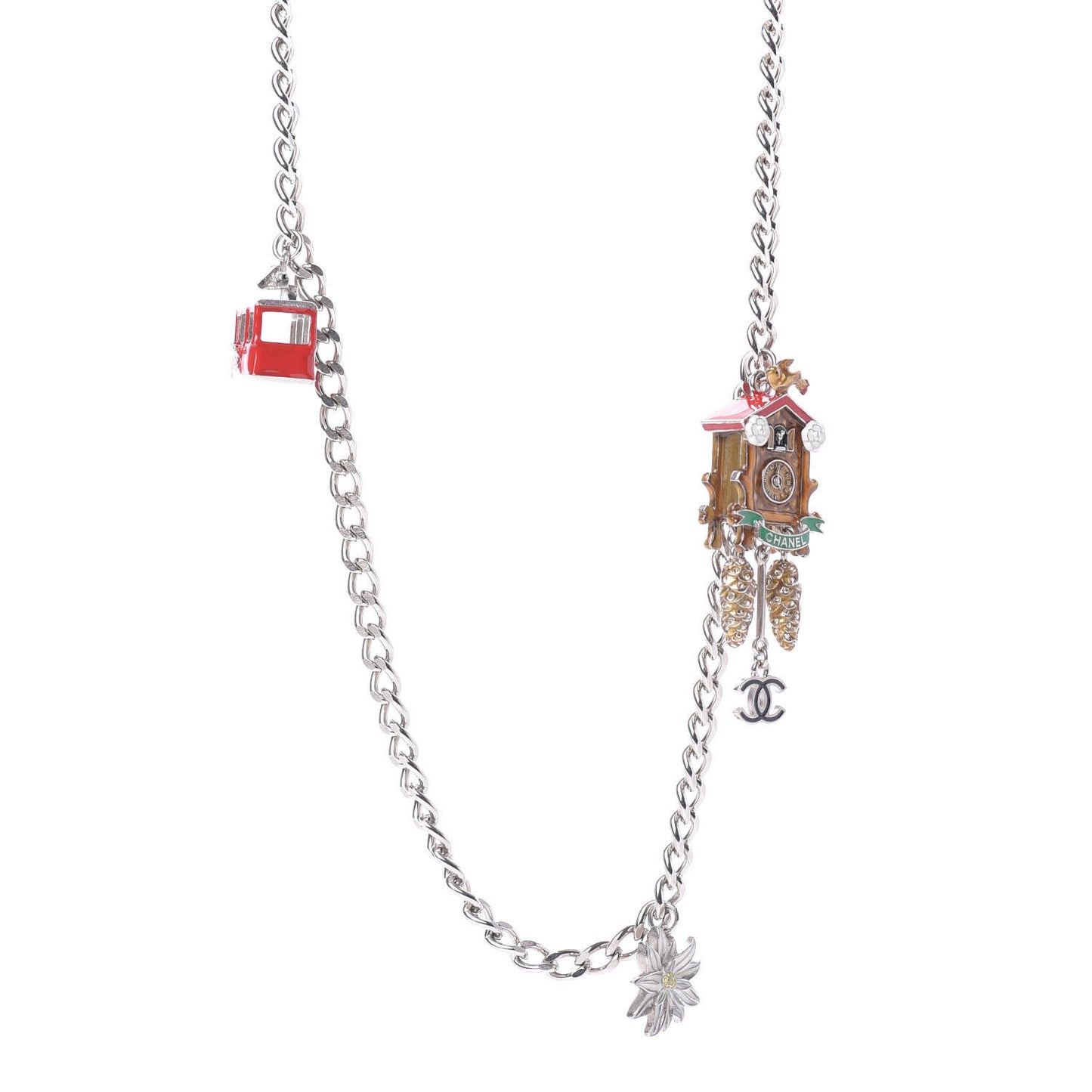 Paris Salzburg Charm Necklace Silver