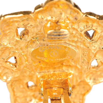 Chanel Pearl Clip On Earrings Gold 5 of 5