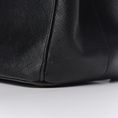 Prada Saffiano Medium Galleria Double Zip Tote Black 15 of 19