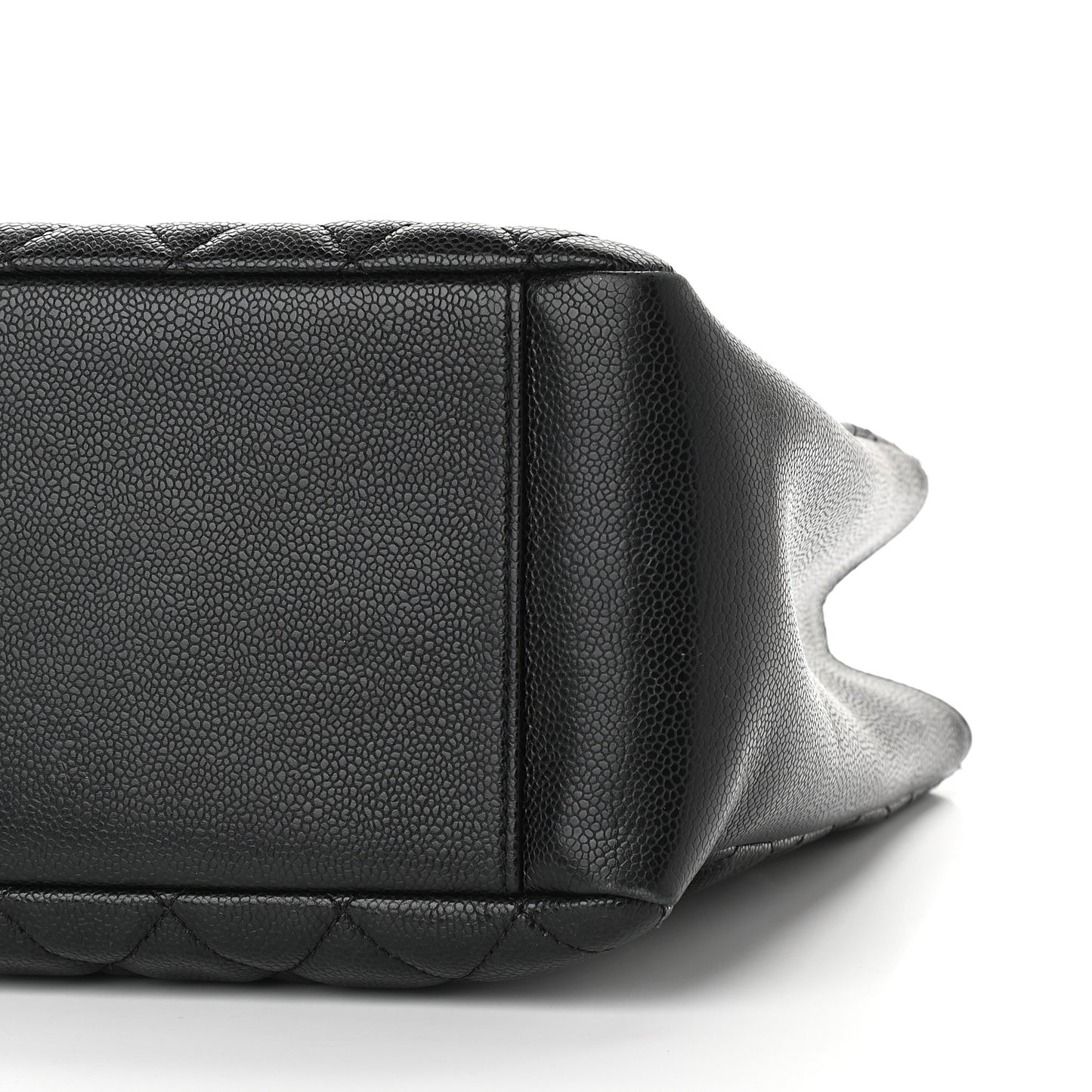 Caviar Quilted Grand Shopping Tote GST Black