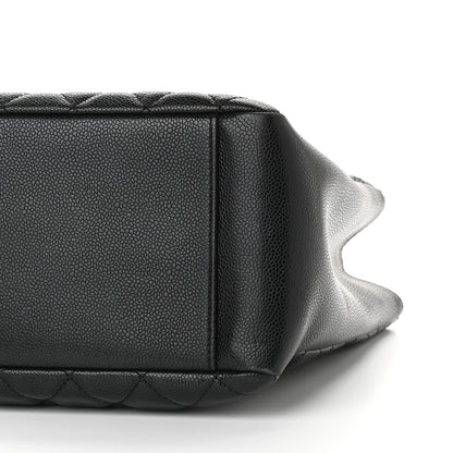 Chanel Caviar Quilted Grand Shopping Tote GST Black 8 of 8