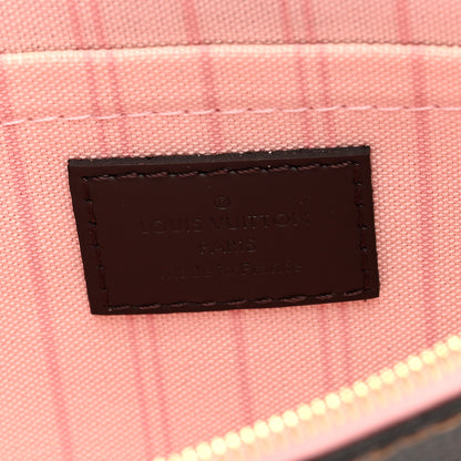 Louis Vuitton Damier Ebene Neverfull MM GM Pochette Rose Ballerine 6 of 6