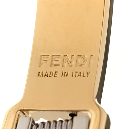 Fendi Metal F Bangle M Soft Gold Palladium 4 of 7