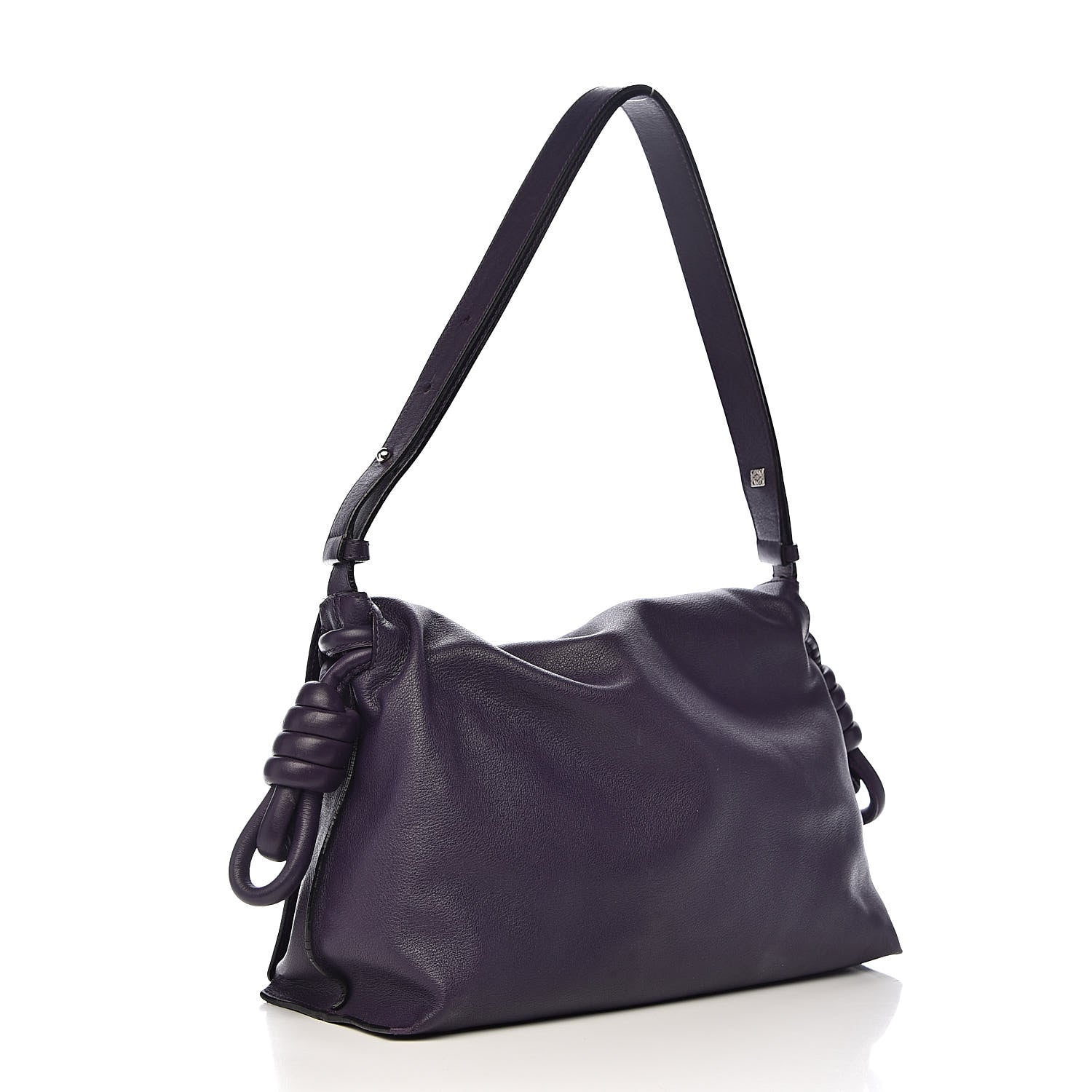 Loewe Calfskin Flamenco Knot Flap Bag Violet 3 of 16
