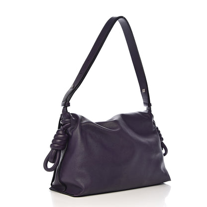 Loewe Calfskin Flamenco Knot Flap Bag Violet 3 of 16