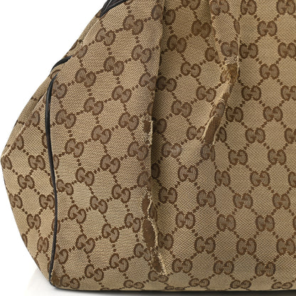 Gucci Monogram Medium Sukey Tote Dark Brown 13 of 15