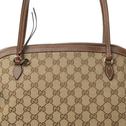Gucci Monogram Medium Bree Shoulder Bag Beige Tabacco 12 of 12