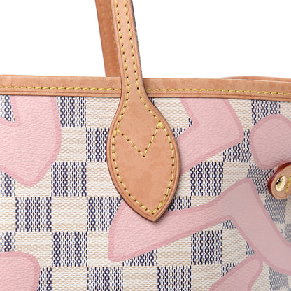 Louis Vuitton Damier Azur Tahitienne Neverfull MM 19 of 22