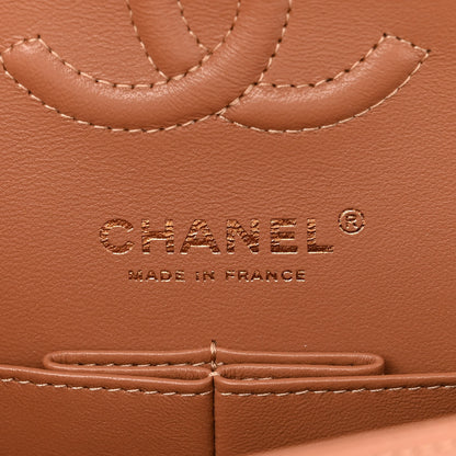 Chanel Lambskin Quilted Small Double Flap Brown 6 of 11