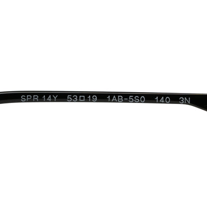 Prada Acetate Sunglasses SPR 14Y Black Slate Gray 5 of 9