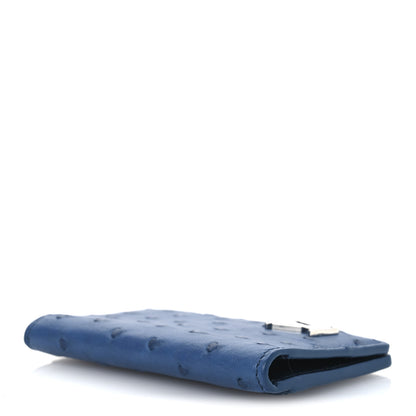 Louis Vuitton Ostrich Pocket Organizer Bleu Atlantique 4 of 6