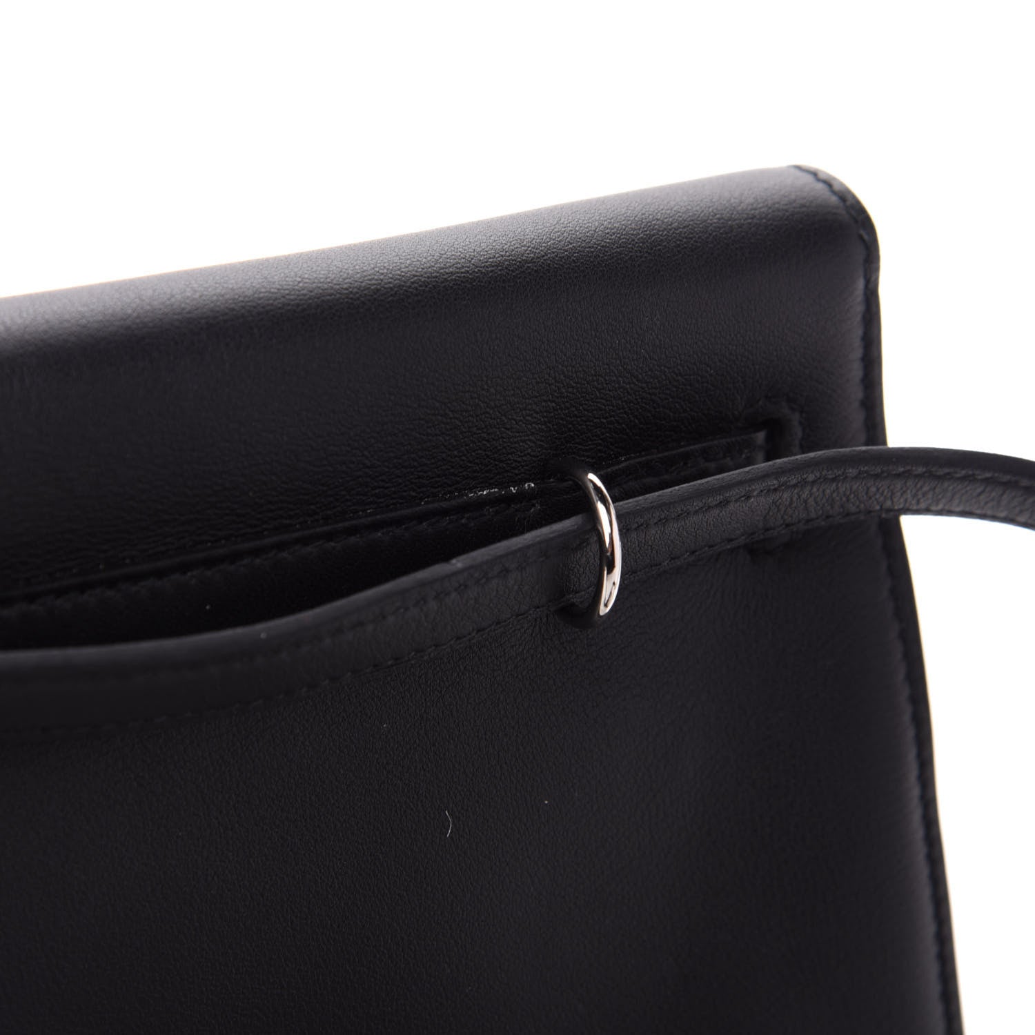 Hermes Evercolor Kelly Danse II Belt Bag Black 11 of 13