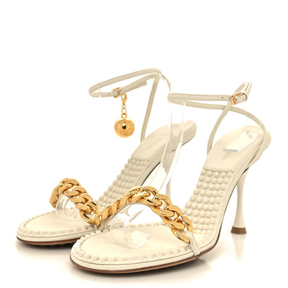 Bottega Veneta Lambskin Dot 90mm Sandals 40 String 3 of 7