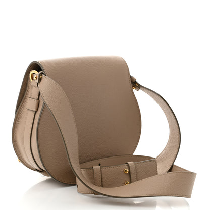 Chloe Grained Calfskin Medium Marcie Saddle Bag Boyish Brown 3 of 9
