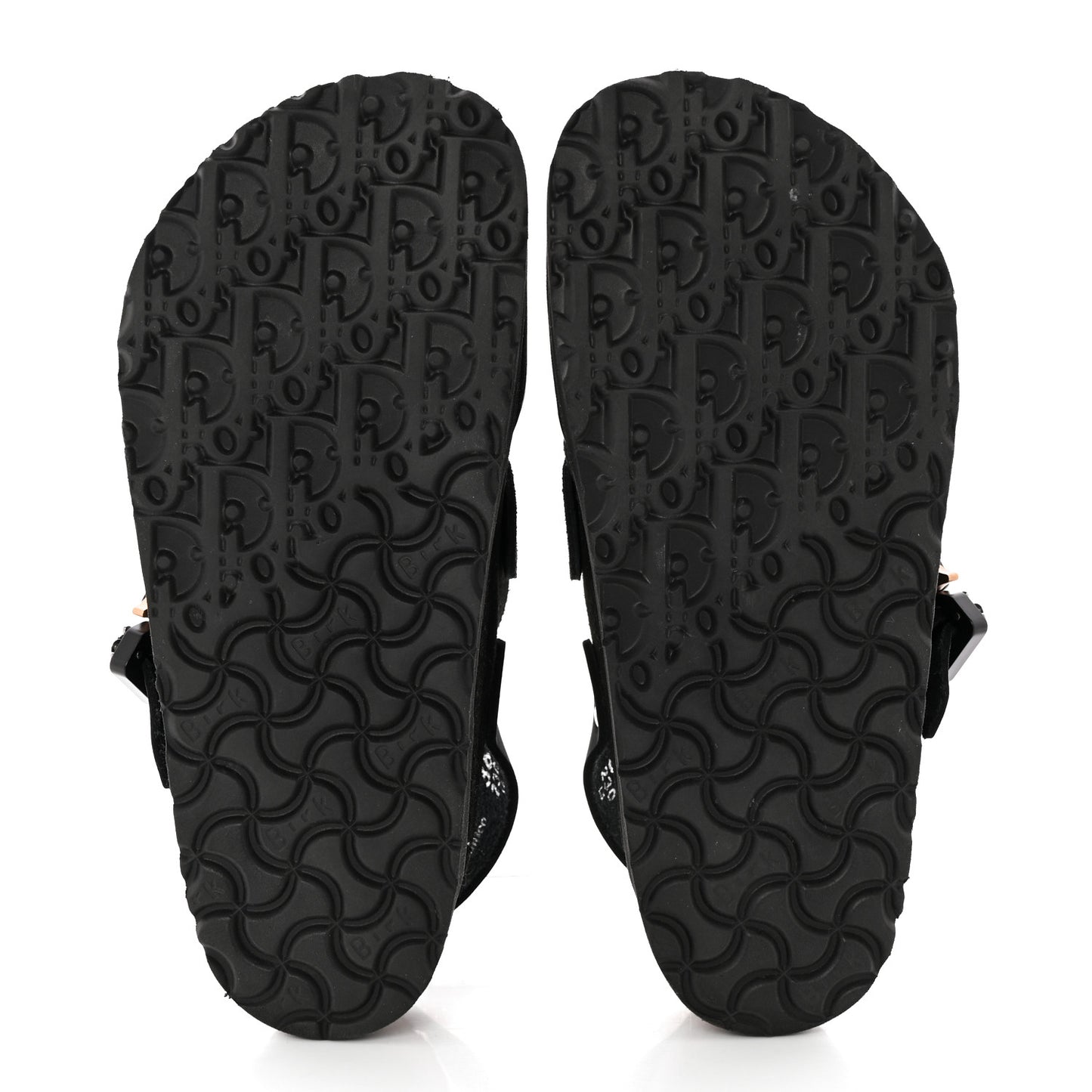 X BIRKENSTOCK Felted Wool Nubuck Calfskin Tokio Mule 36 Black