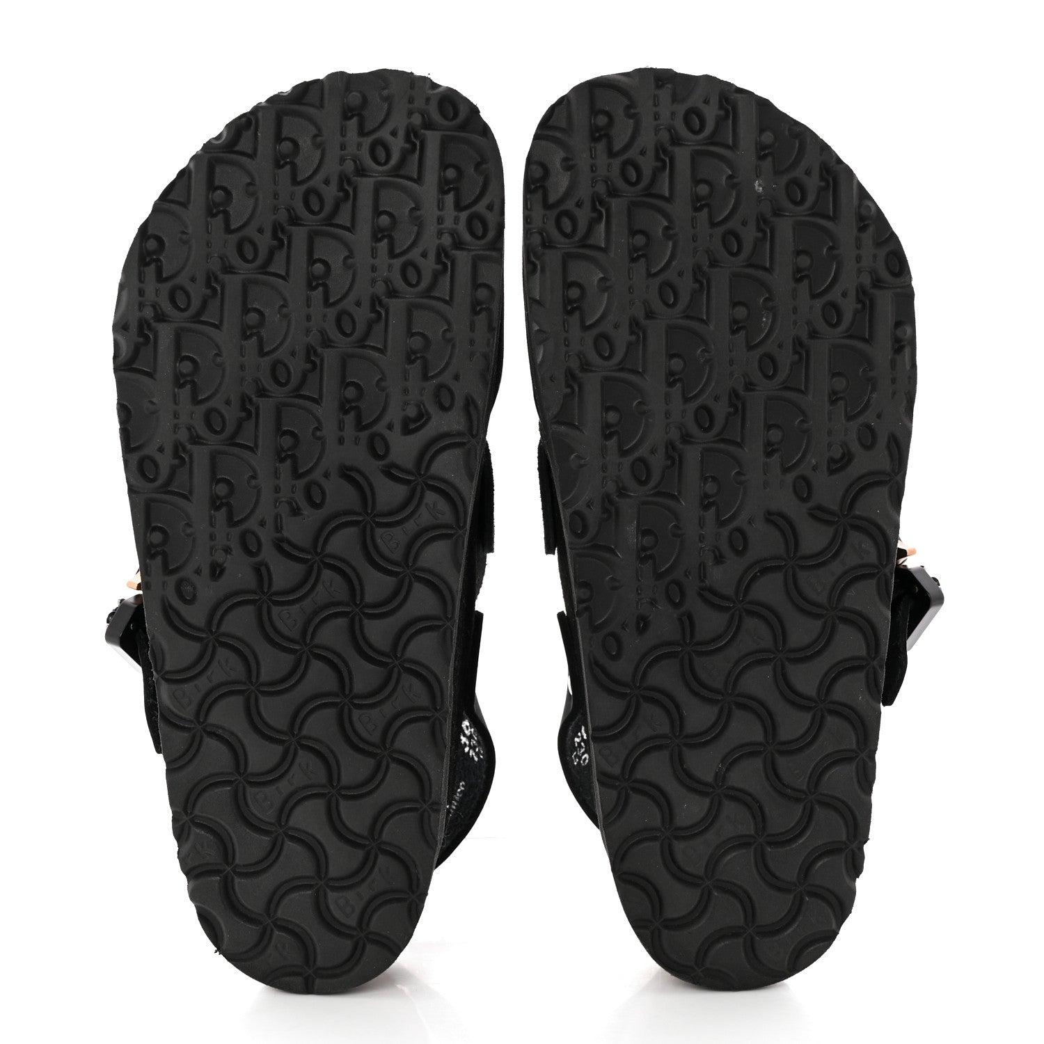 Christian Dior X BIRKENSTOCK Felted Wool Nubuck Calfskin Tokio Mule 36 Black 5 of 12