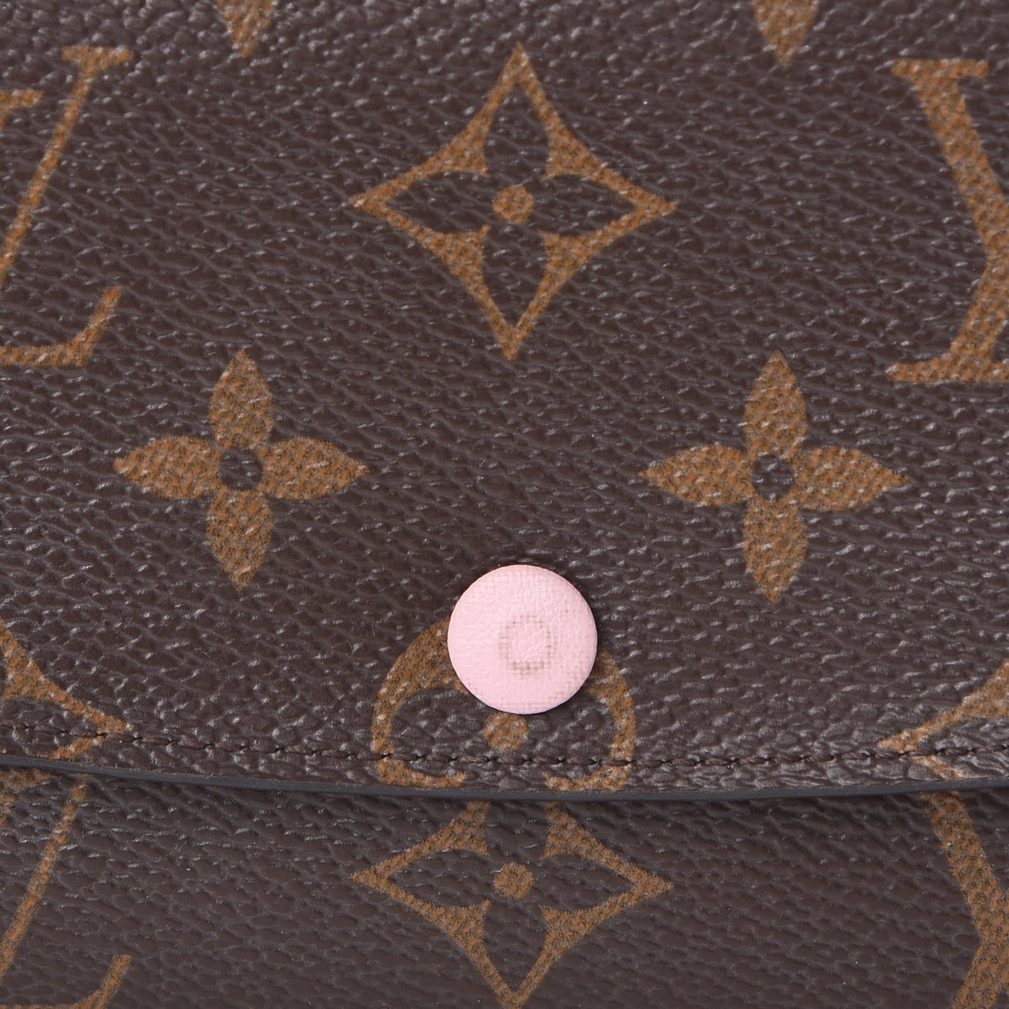 Monogram Emilie Wallet Rose Ballerine