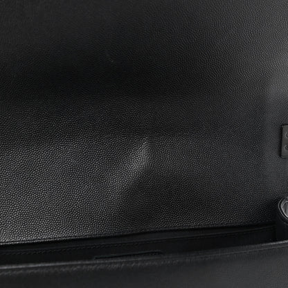 Chanel Caviar Quilted Medium Boy Flap So Black 8 of 12