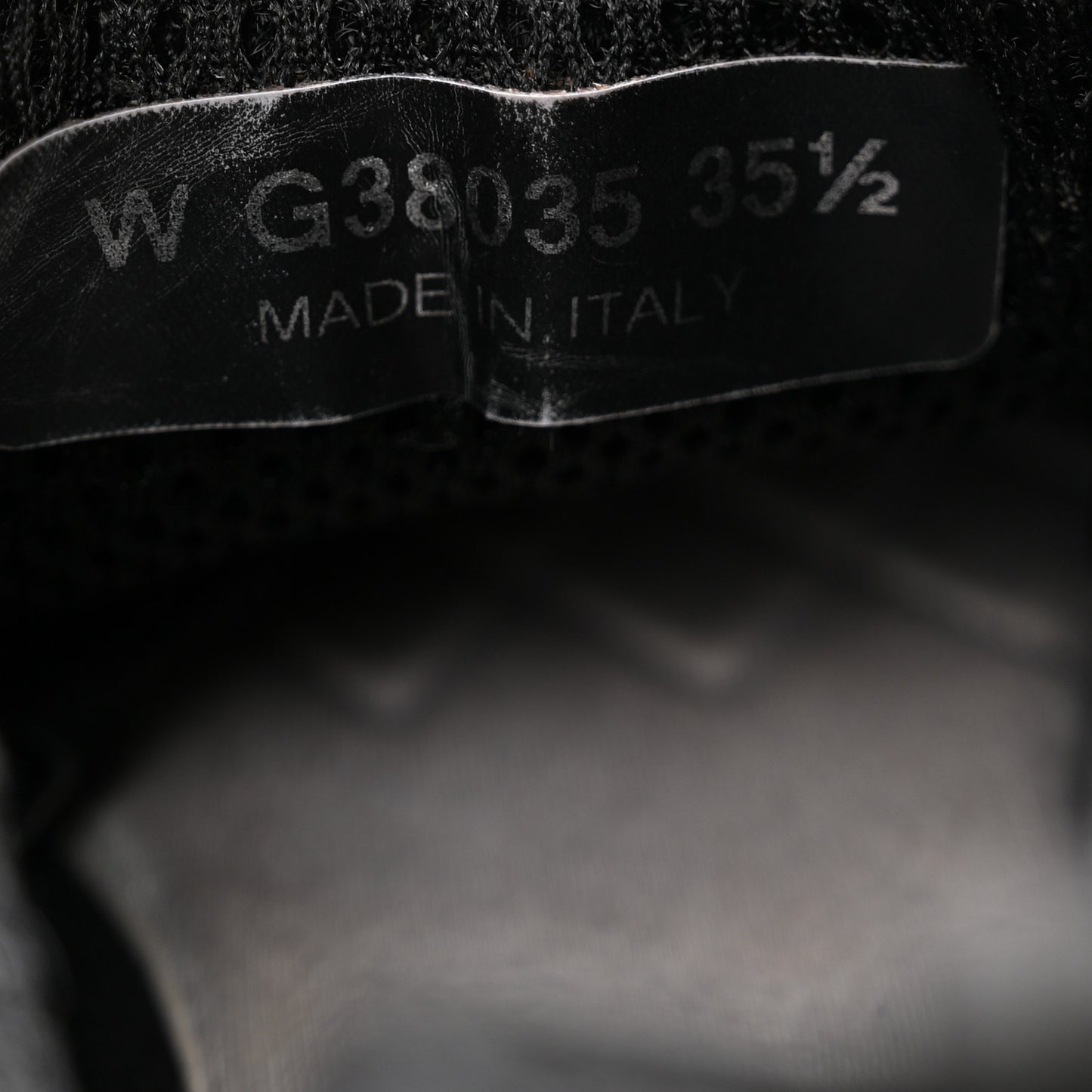 Nylon Suede Calfskin CC Sneakers 35.5 Black