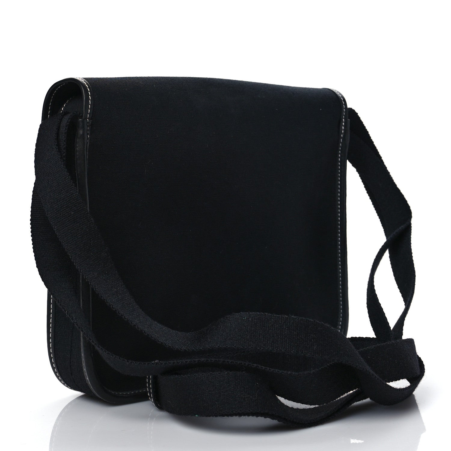 Hermes Toile Officier Mini Buenaventura Messenger Black 3 of 9