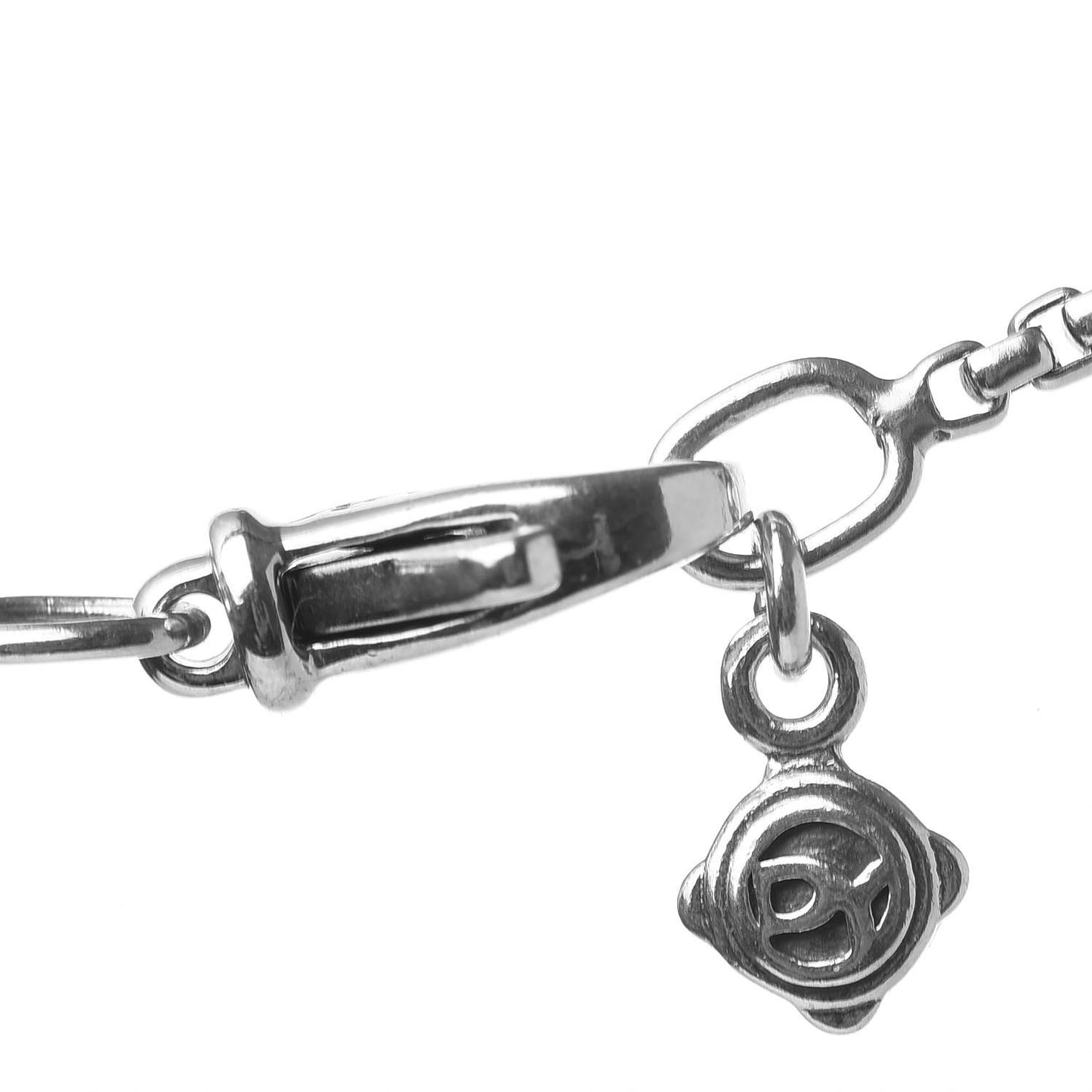Sterling Silver Diamond Prasiolite 7mm Petite Albion Pendant Necklace