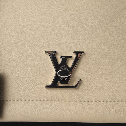 Louis Vuitton Soft Calfskin Lockme II Top Handle Vanille Black 9 of 10