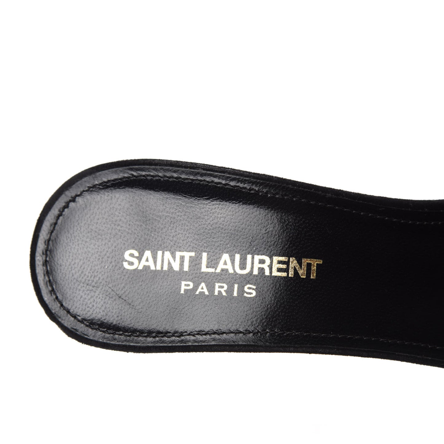 Suede Snakeskin Ayers Sandals 38.5 Black White