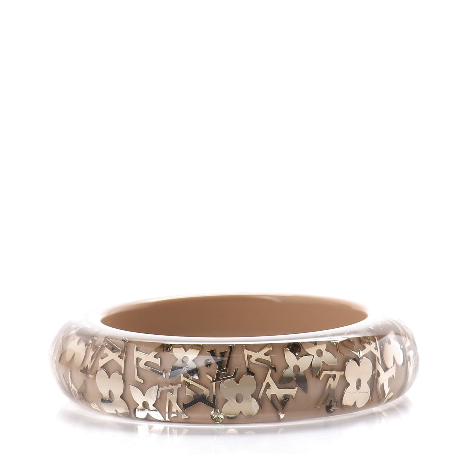 Resin Swarovski Medium Inclusion Bracelet GM Nacre
