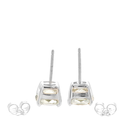 Tiffany Sterling Silver Green Quartz Sparklers Earrings 3 of 6