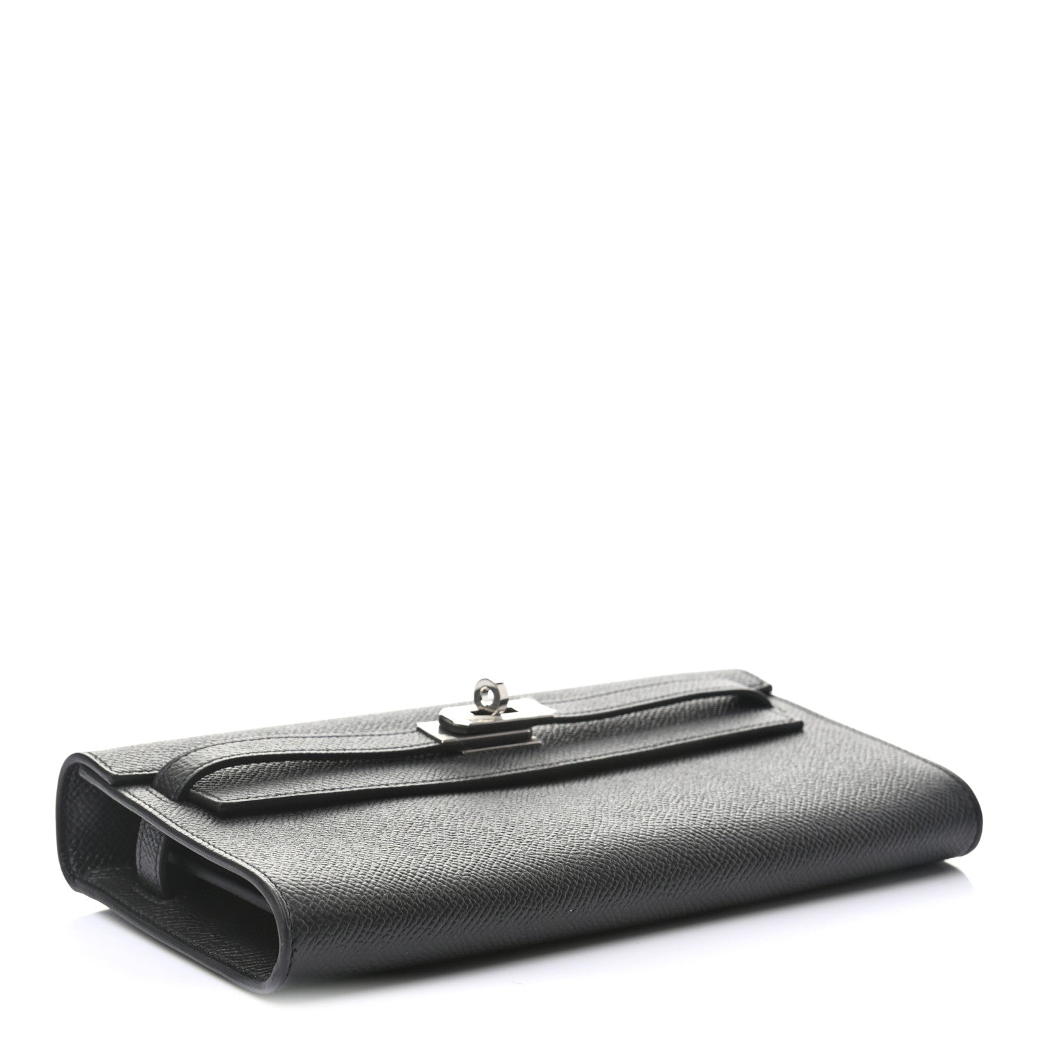 Hermes Epsom Kelly Wallet To Go Black 4 of 10