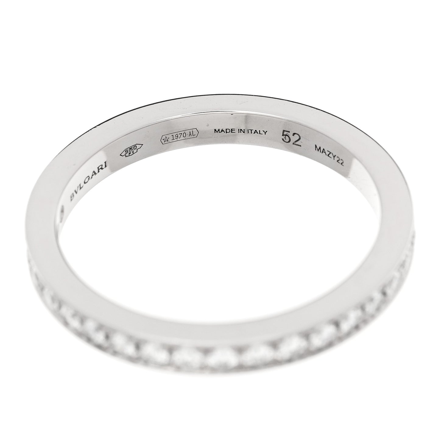 Platinum Diamond Dedicata A Venezia Wedding Band Ring 52 6