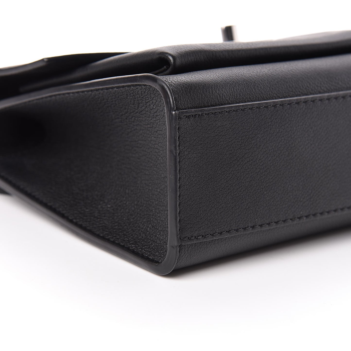 Soft Calfskin My Lockme Chain Bag BB Black
