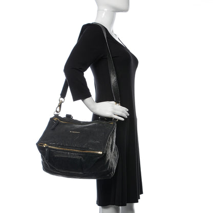 Givenchy Tumbled Sheepskin Medium Pandora Black 2 of 28