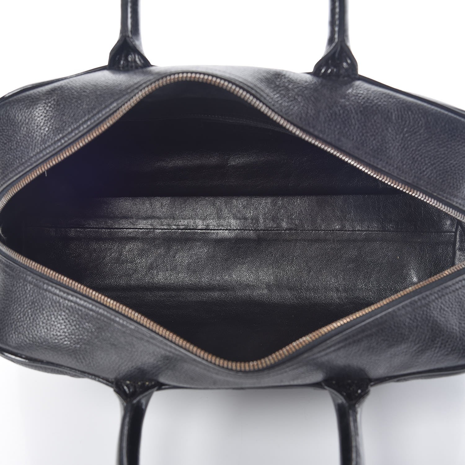 Chanel Caviar Patent Quilted Large Bowler Black 5 of 17