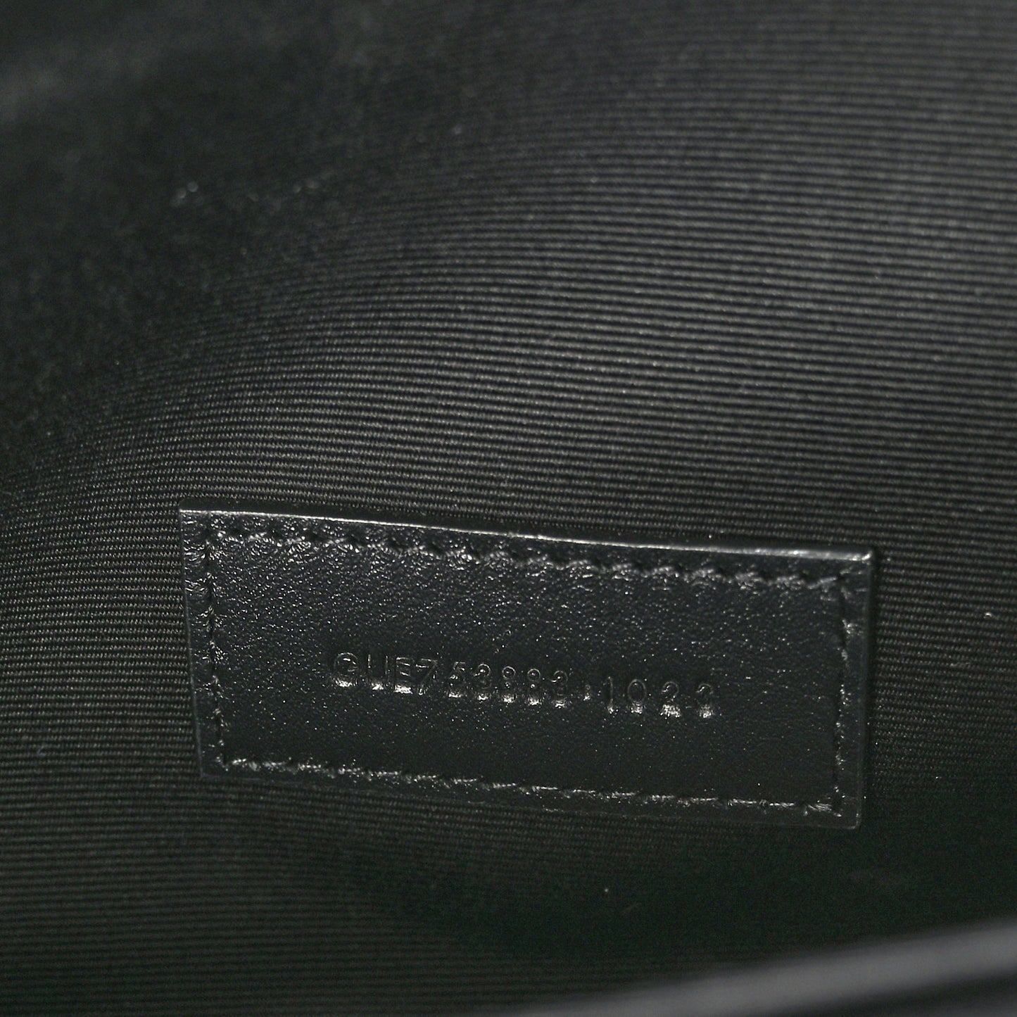 Nappa Patent Calfskin Two-Toned Monogram Pouch Alabastro Black