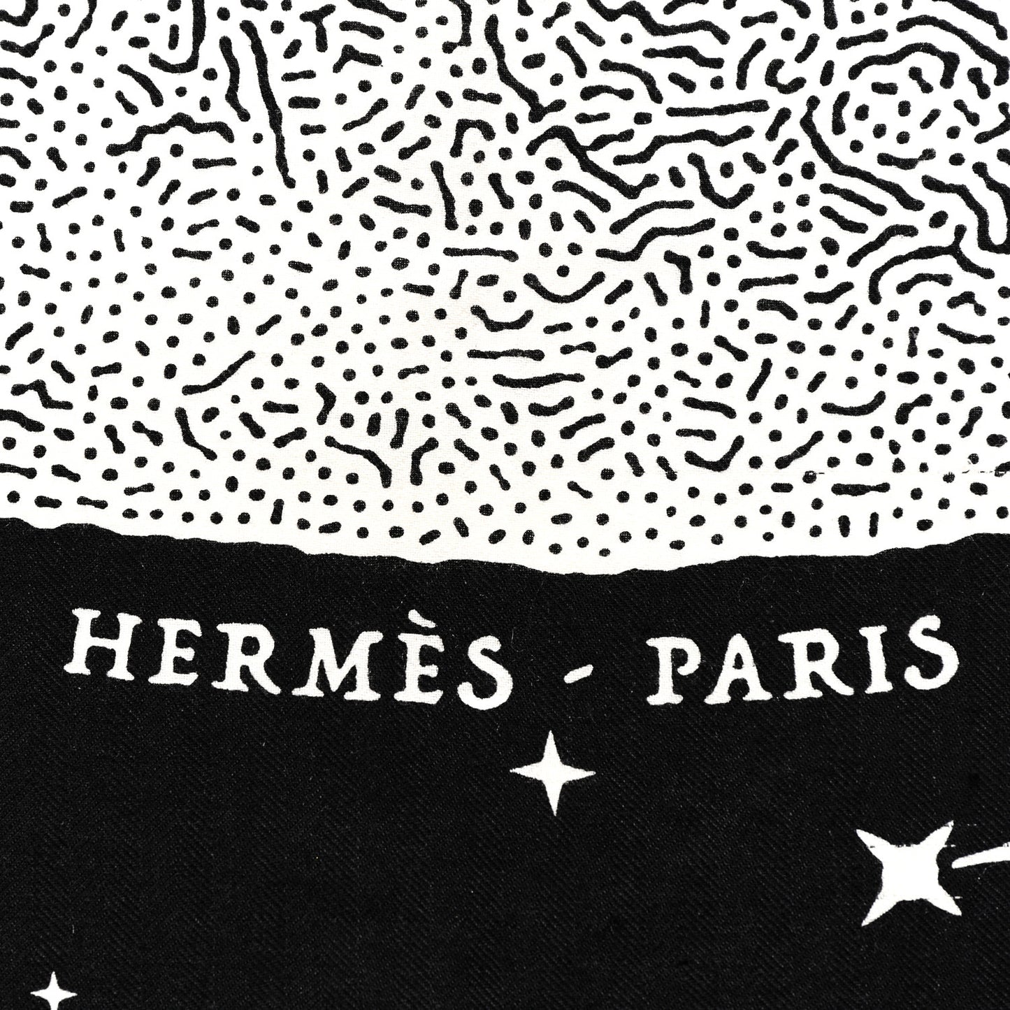 Silk Cashmere Clair De Lune Shawl 140 Black White