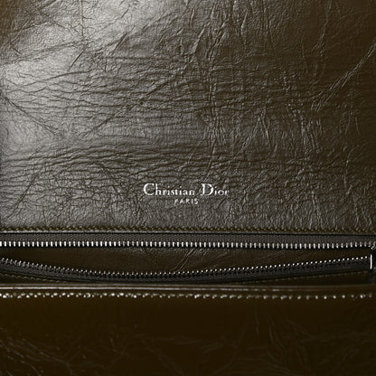 Christian Dior Patent Medium Diorama Flap Bag Green 6 of 12