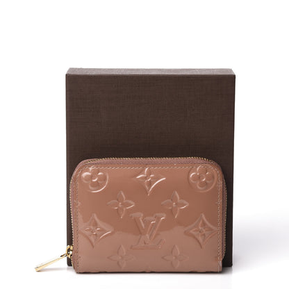 Louis Vuitton Vernis Zippy Coin Purse Rose Velours 9 of 9