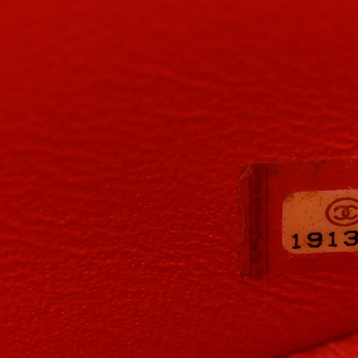 Patent Quilted Jumbo Double Flap Red